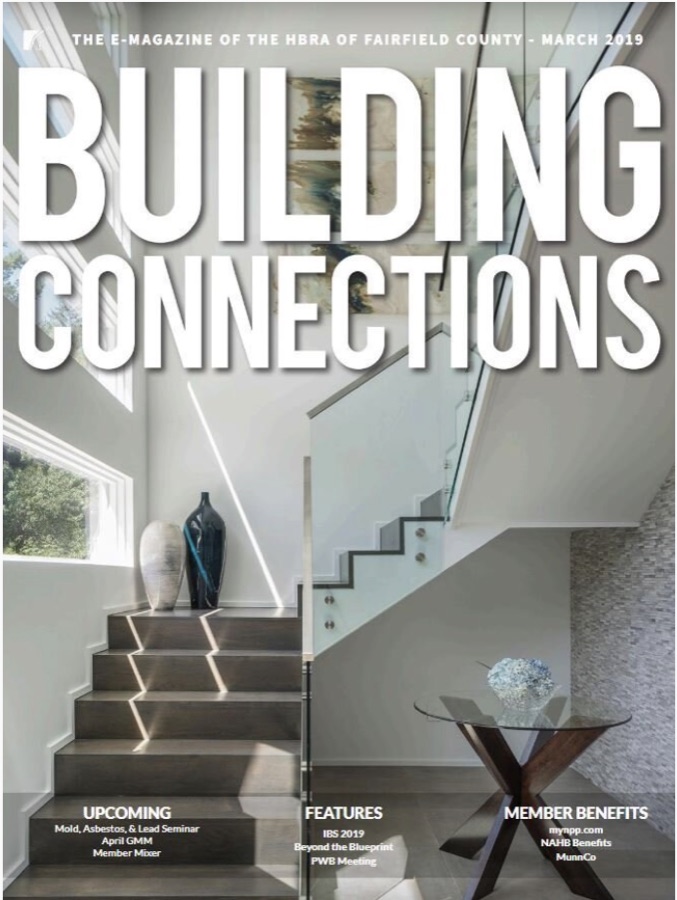 Building Connections magazine cover, March 2019