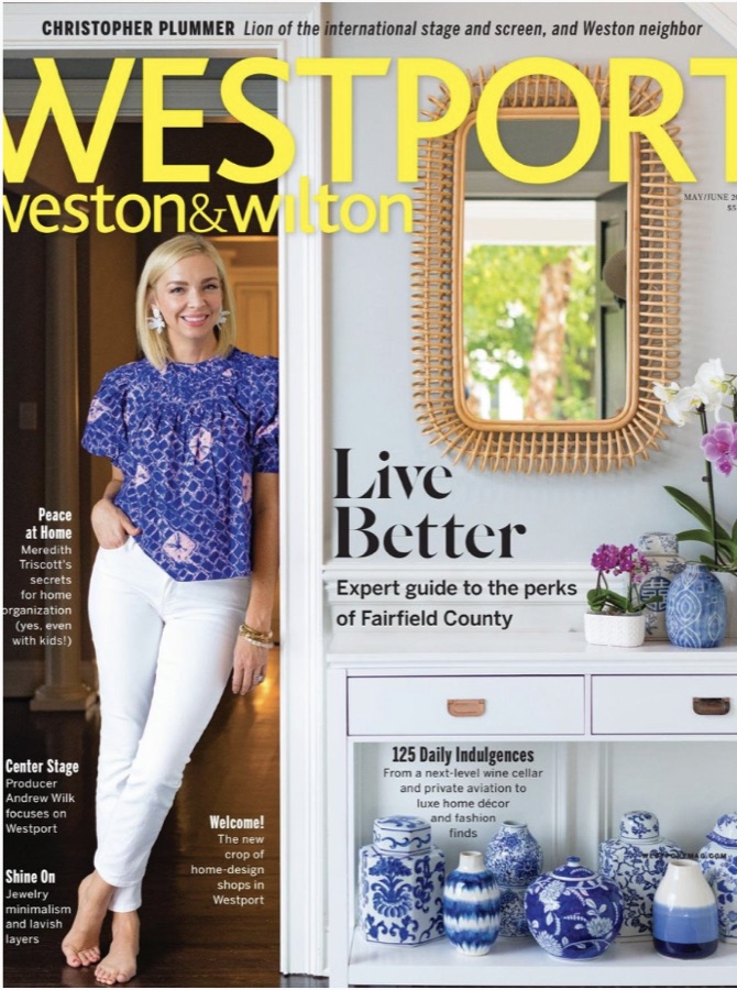 Westport Magazine cover, May/June